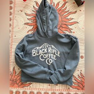 Black Rifle Coffee Co. Women's Blue Hoodie Sweater